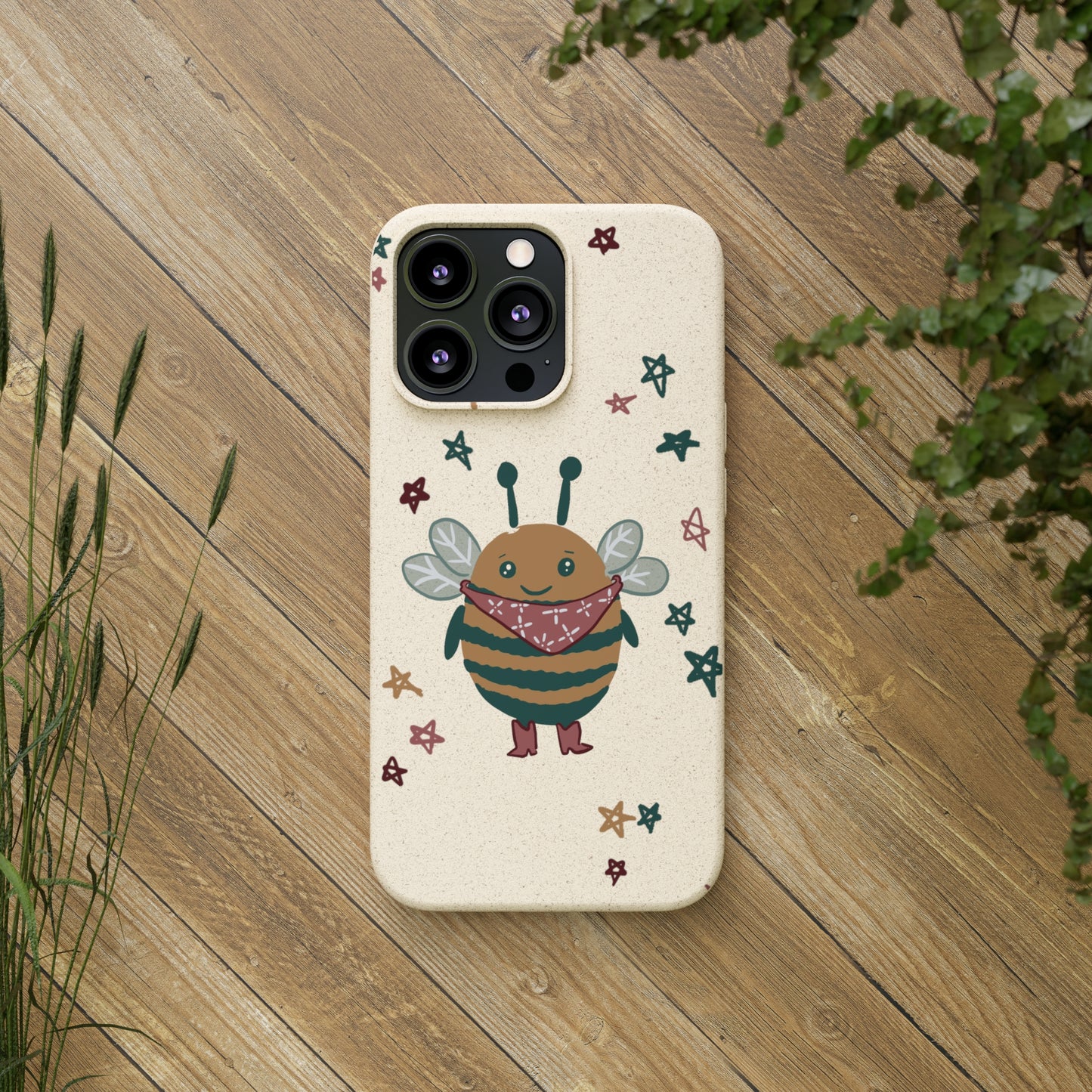 Cowboy Bee Biodegradable Phone Case