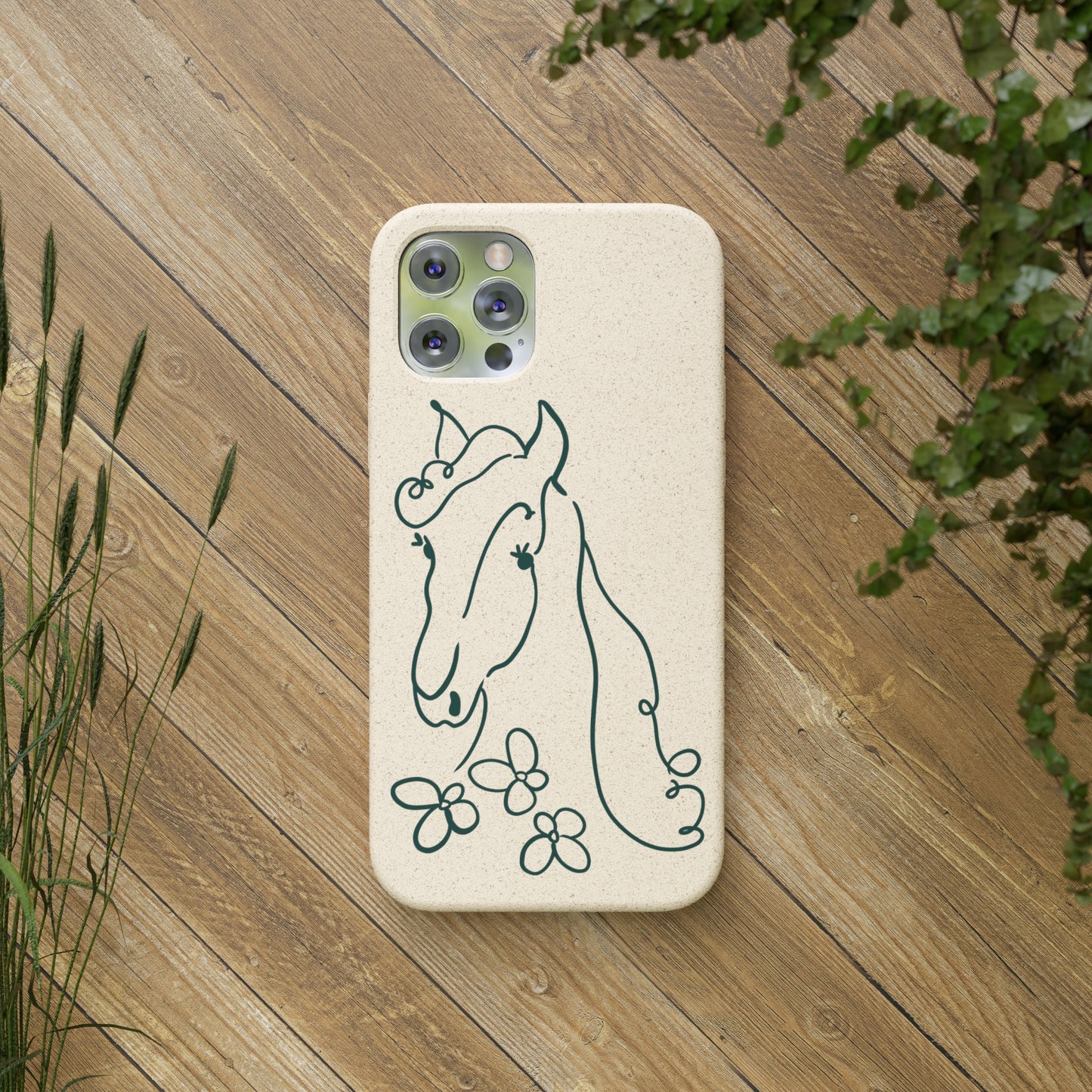 Horse Biodegradable Phone Case