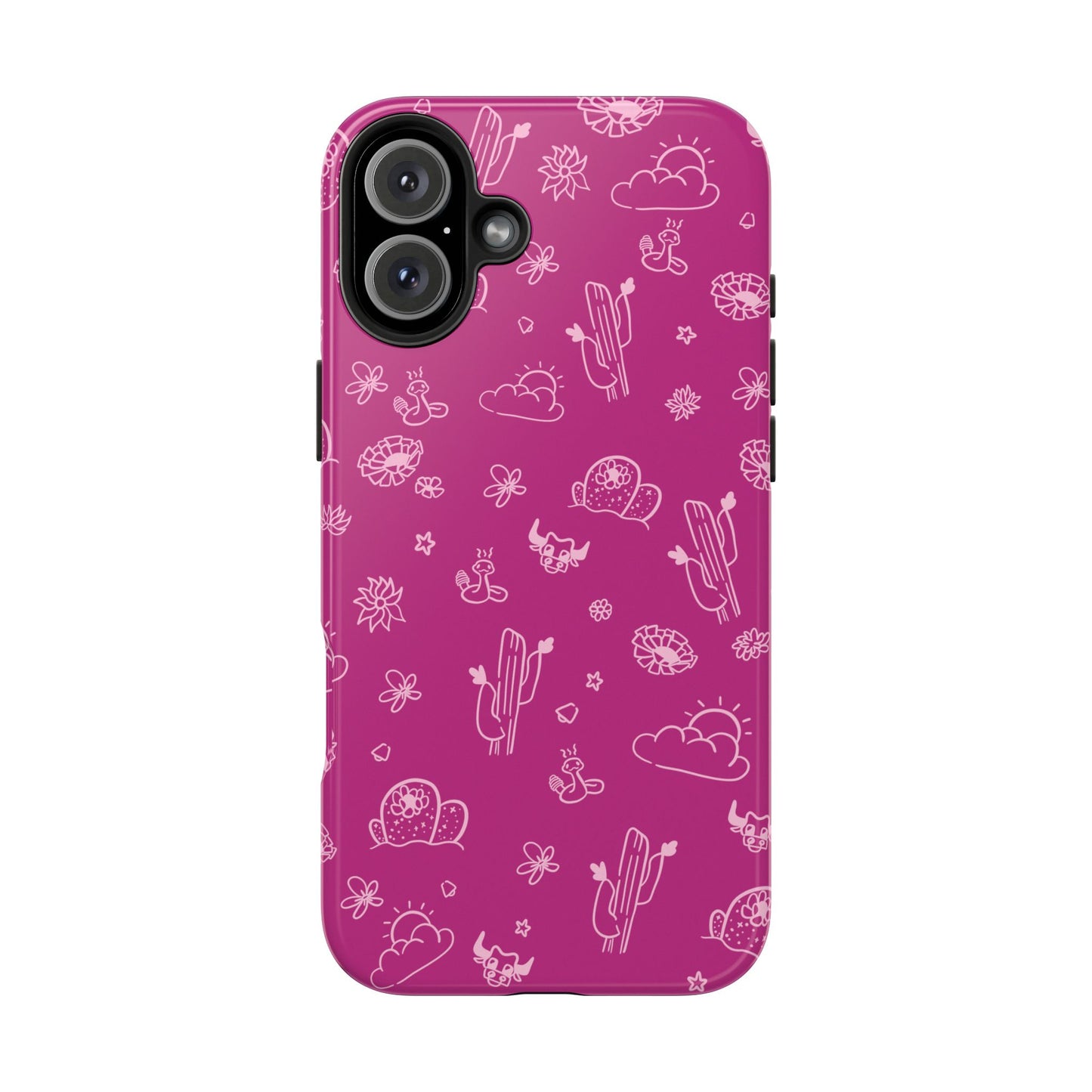 Desert Pink Protective Phone Case