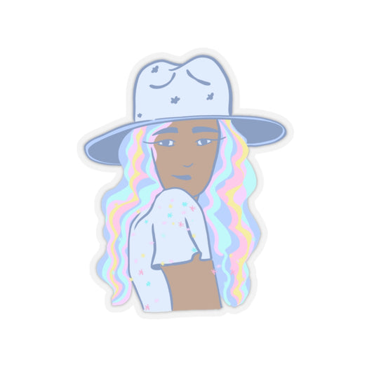 Confetti Cowgirl Sticker