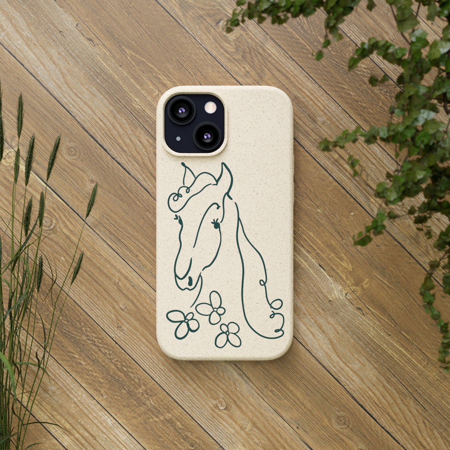 Horse Biodegradable Phone Case