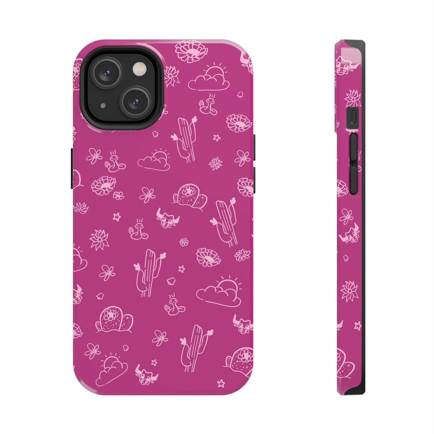 Desert Pink Protective Phone Case