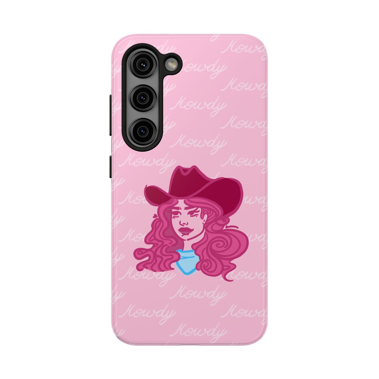 Howdy Cowgirl Protective Phone Case