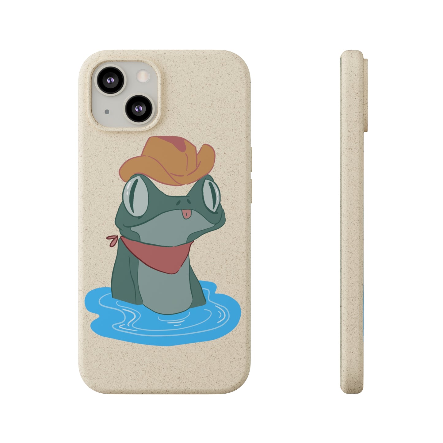 Cowboy Frog Biodegradable Phone Case