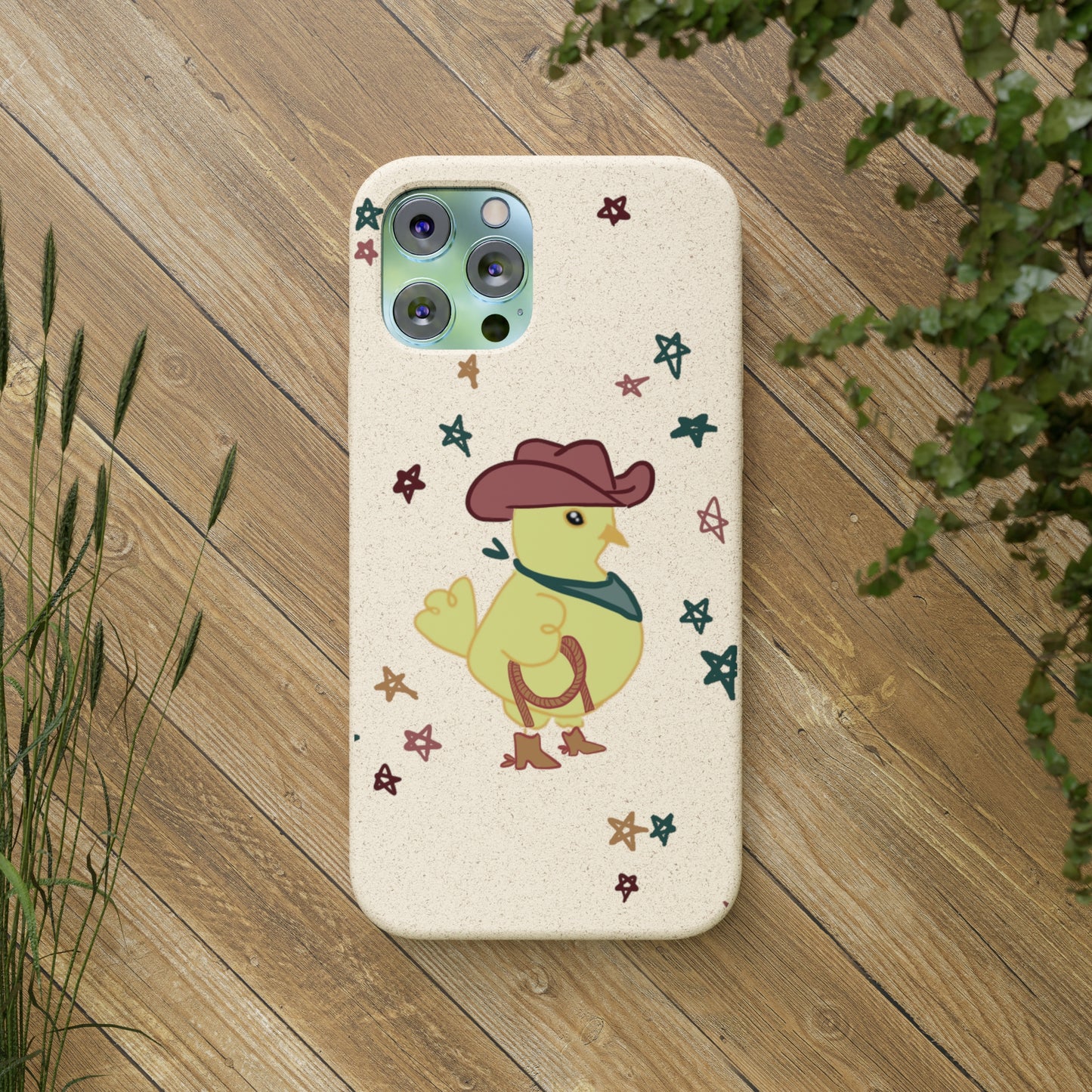 Cowboy Chick Biodegradable Phone Case