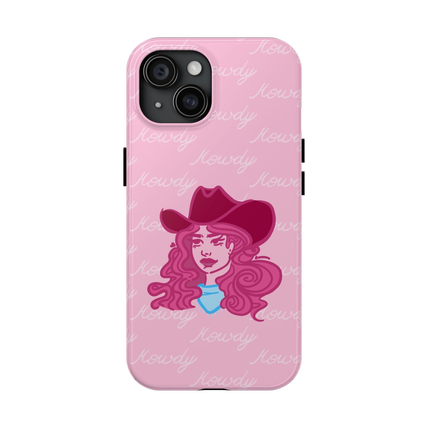 Howdy Cowgirl Protective Phone Case