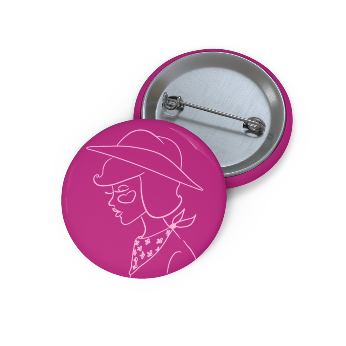 Cowgirl Era Button Pin