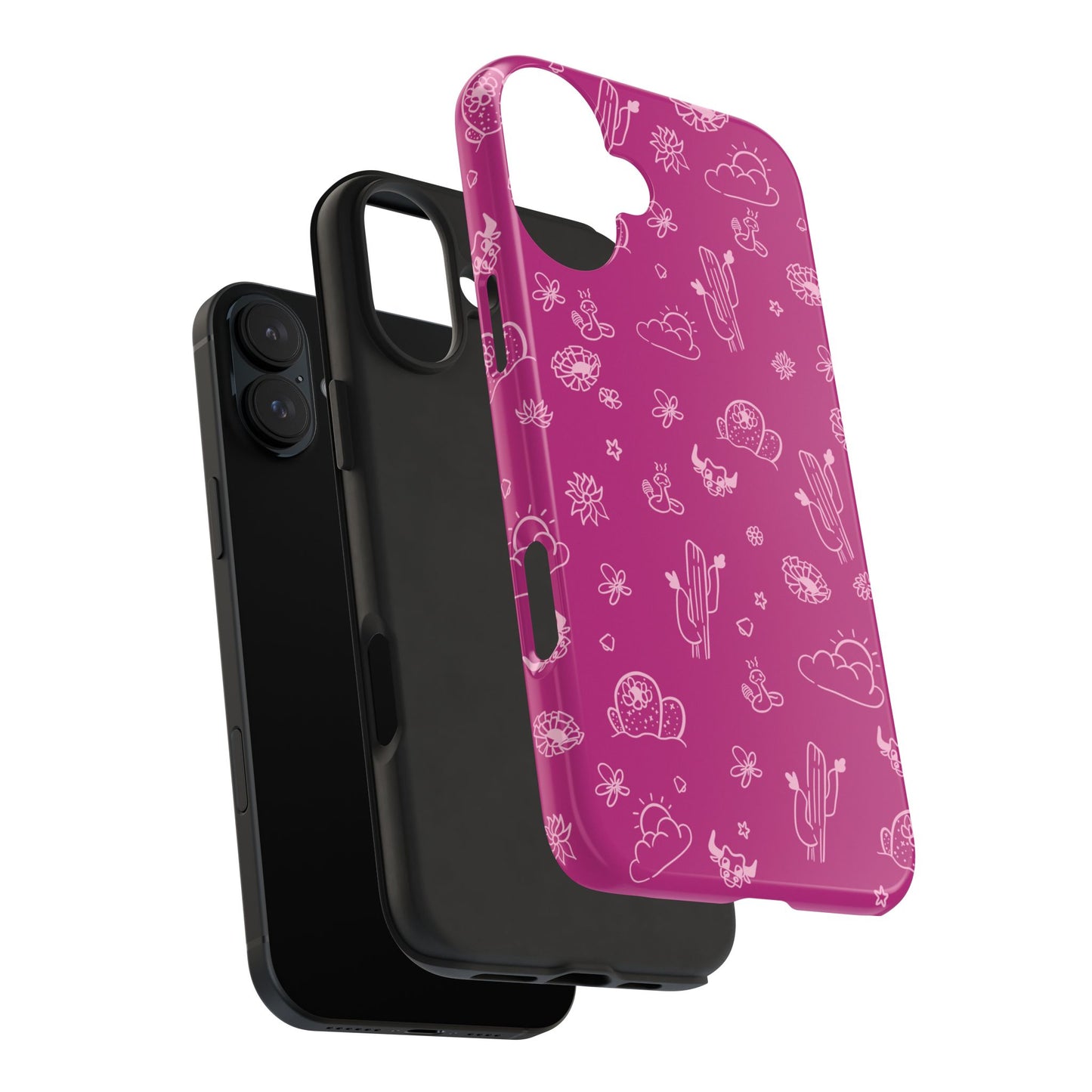 Desert Pink Protective Phone Case