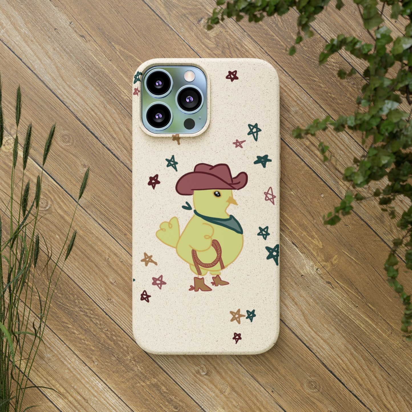 Cowboy Chick Biodegradable Phone Case