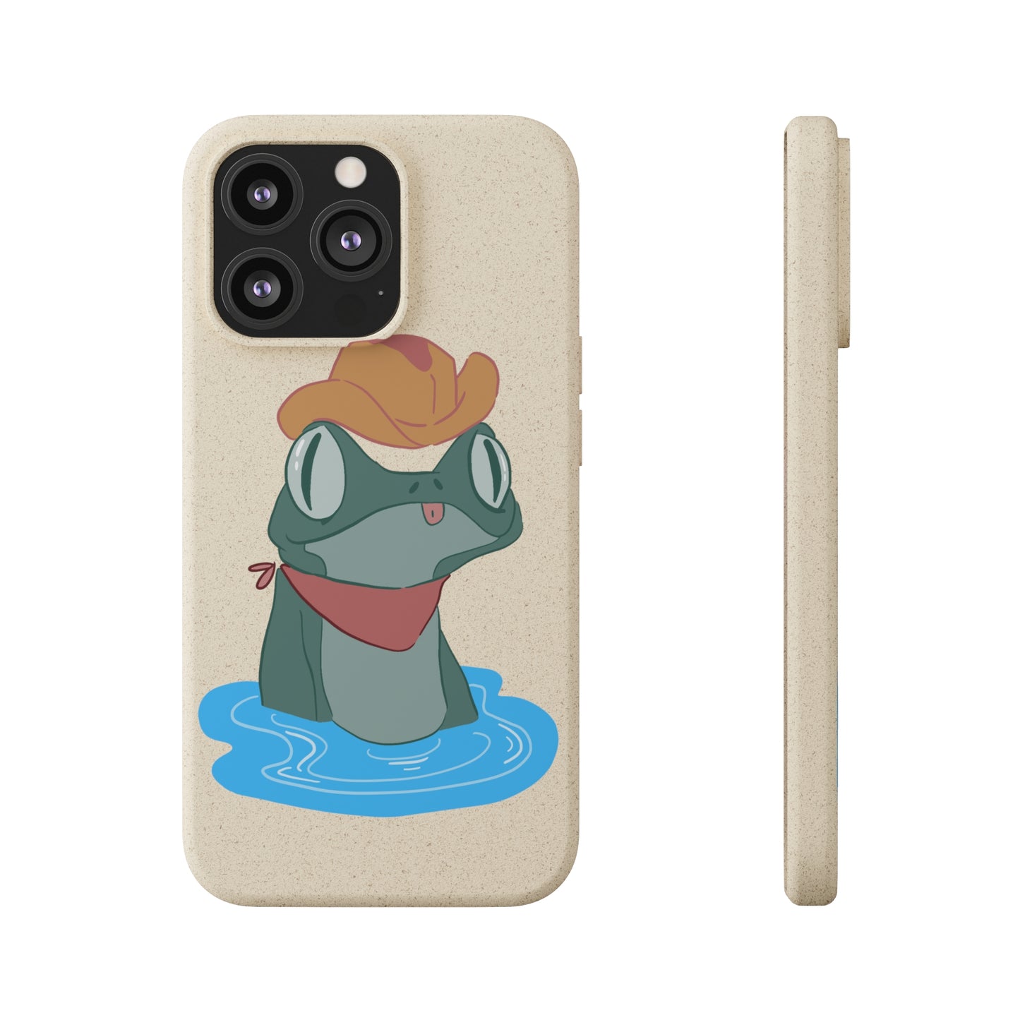 Cowboy Frog Biodegradable Phone Case