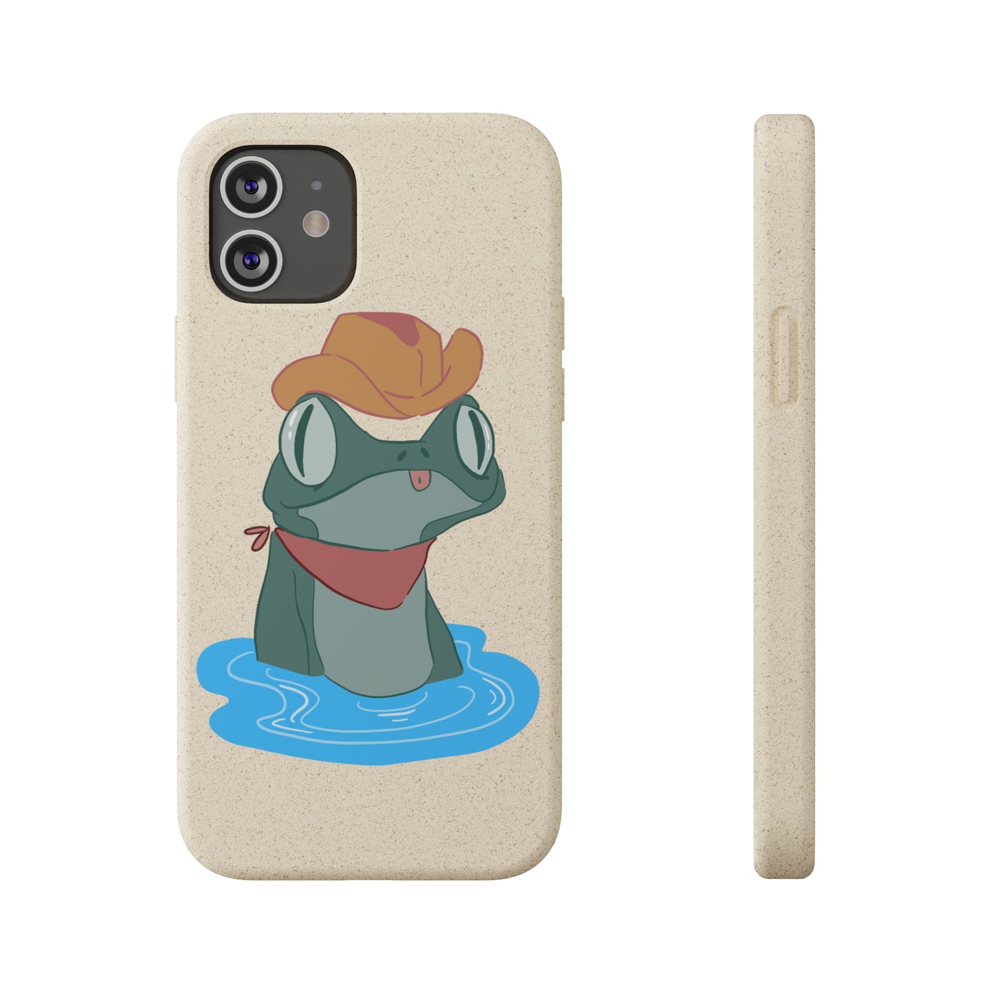 Cowboy Frog Biodegradable Phone Case