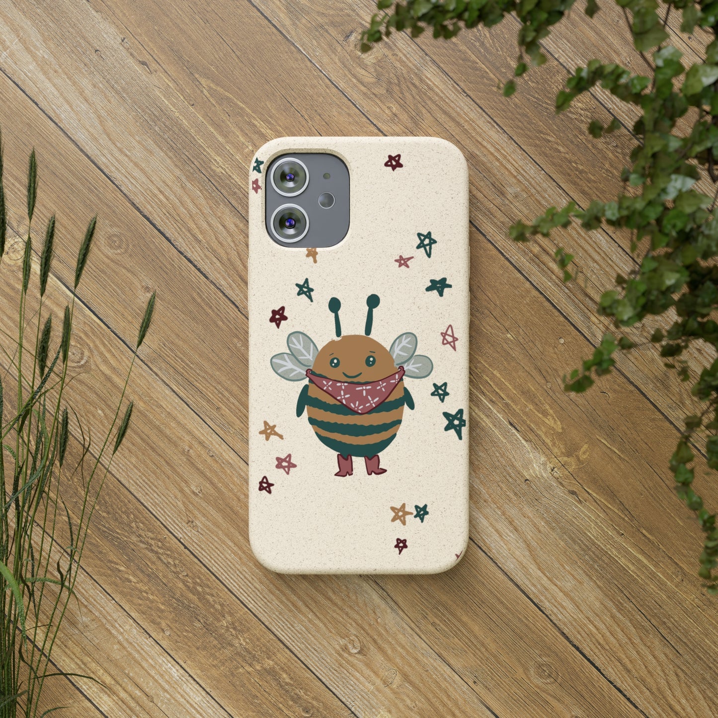 Cowboy Bee Biodegradable Phone Case