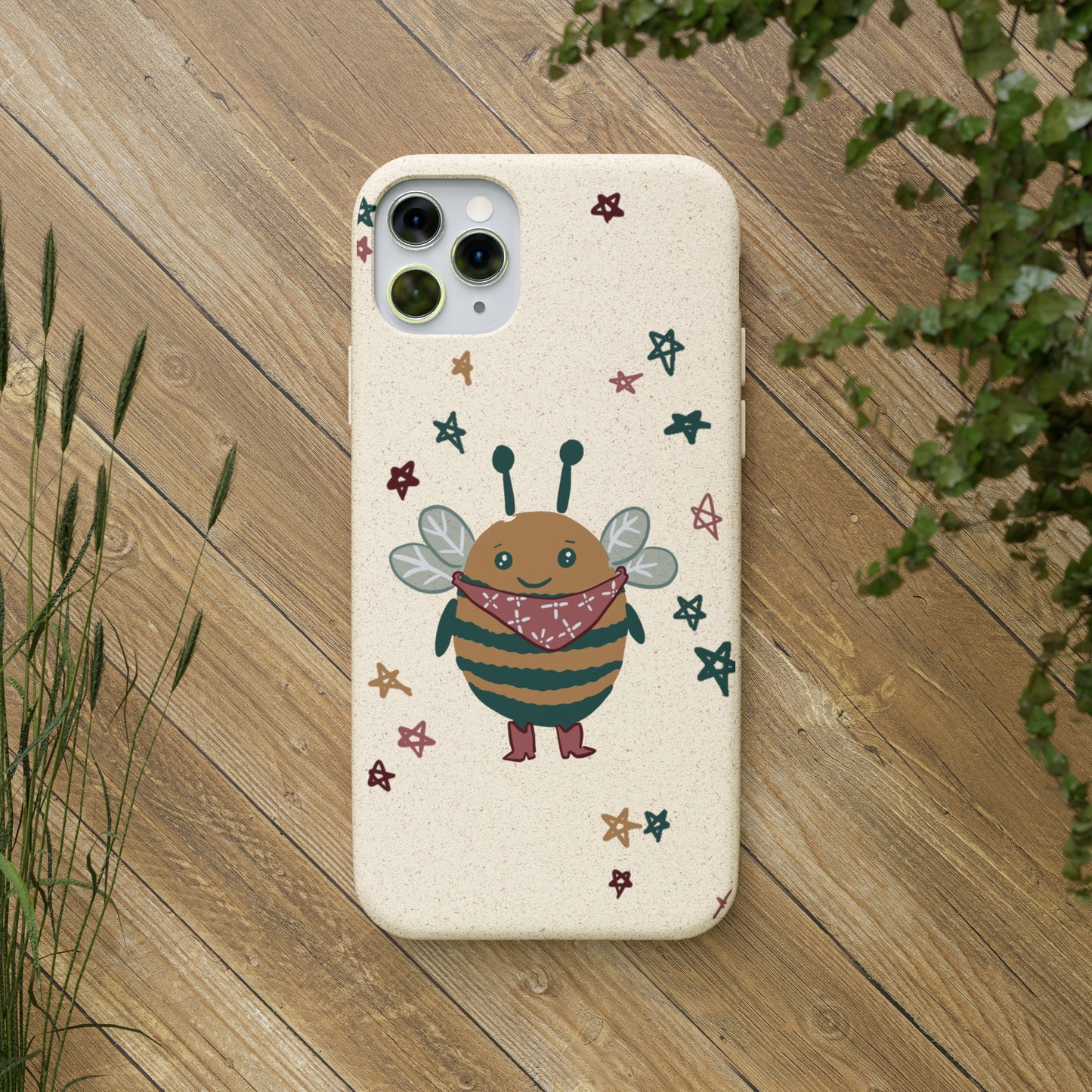 Cowboy Bee Biodegradable Phone Case