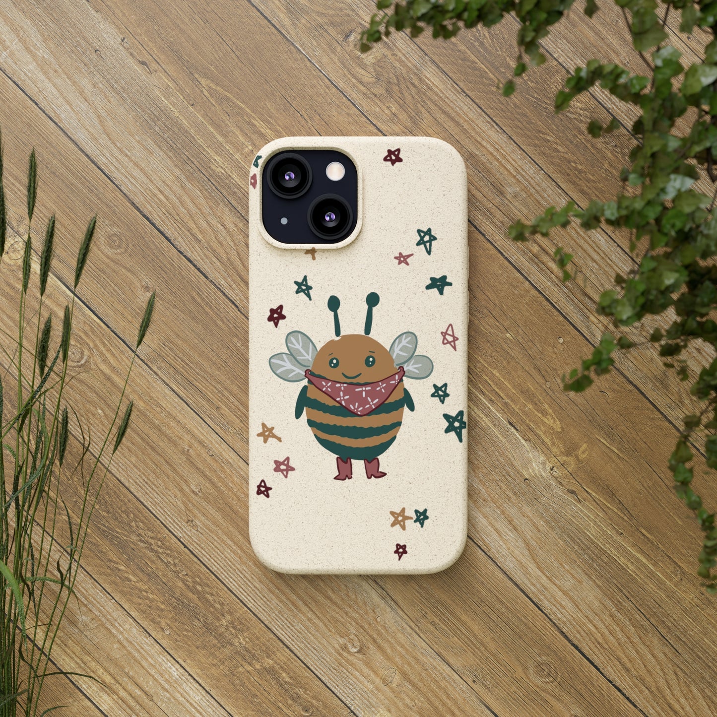 Cowboy Bee Biodegradable Phone Case