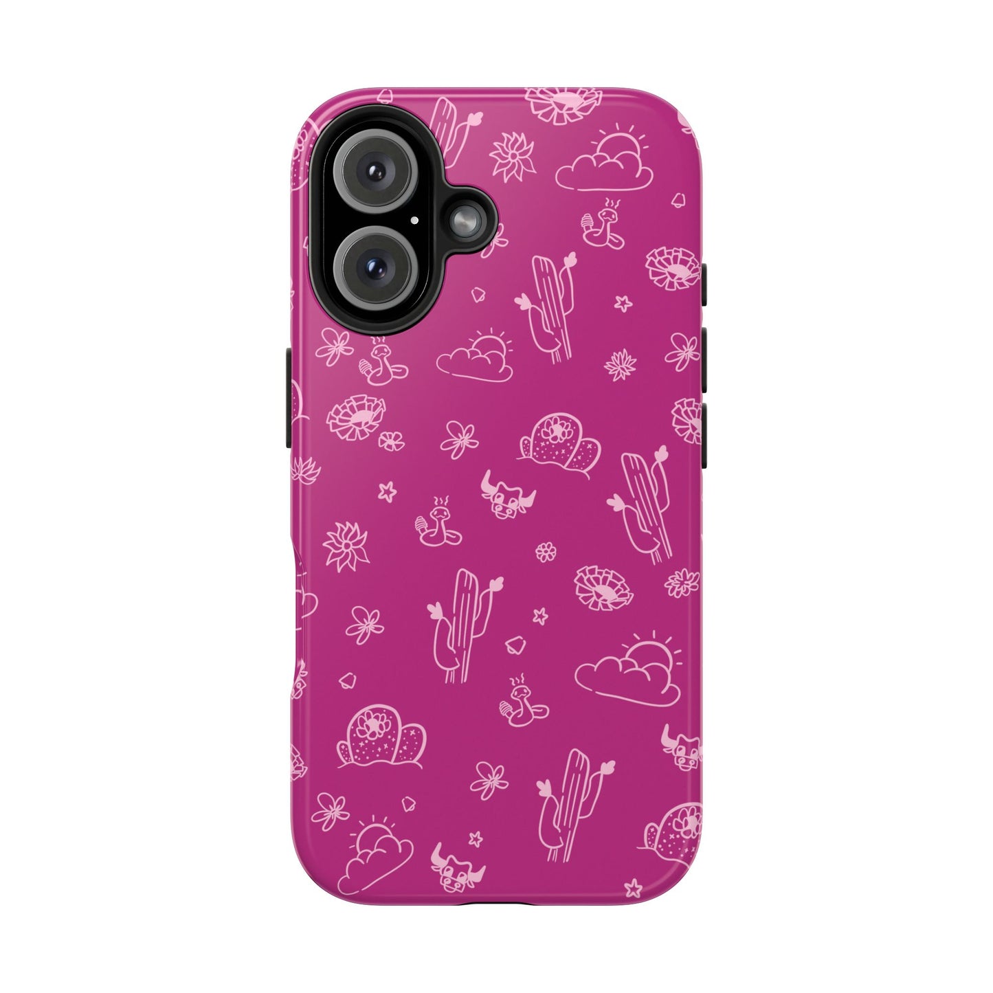 Desert Pink Protective Phone Case