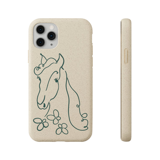 Horse Biodegradable Phone Case