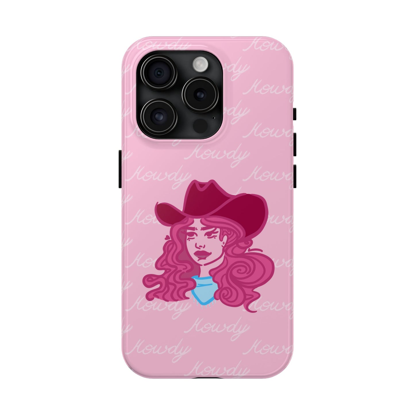 Howdy Cowgirl Protective Phone Case