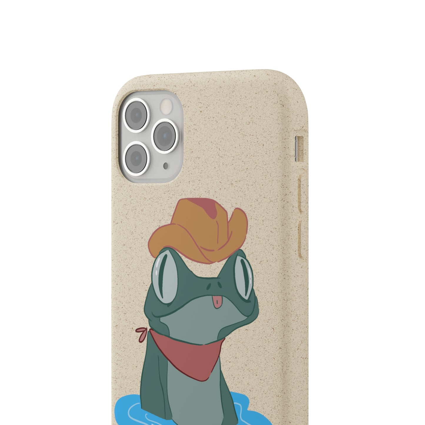 Cowboy Frog Biodegradable Phone Case