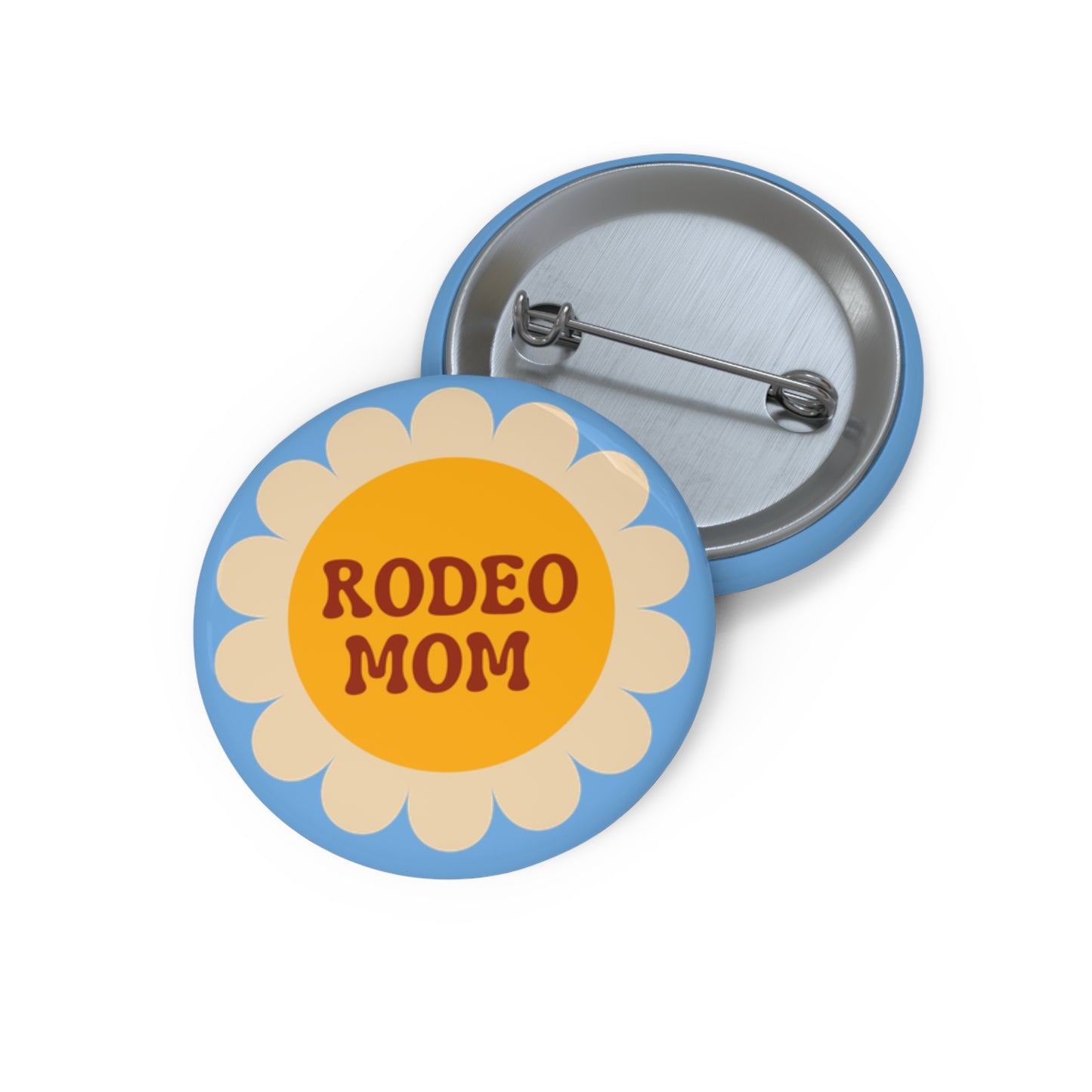 Rodeo Mom Button Pin