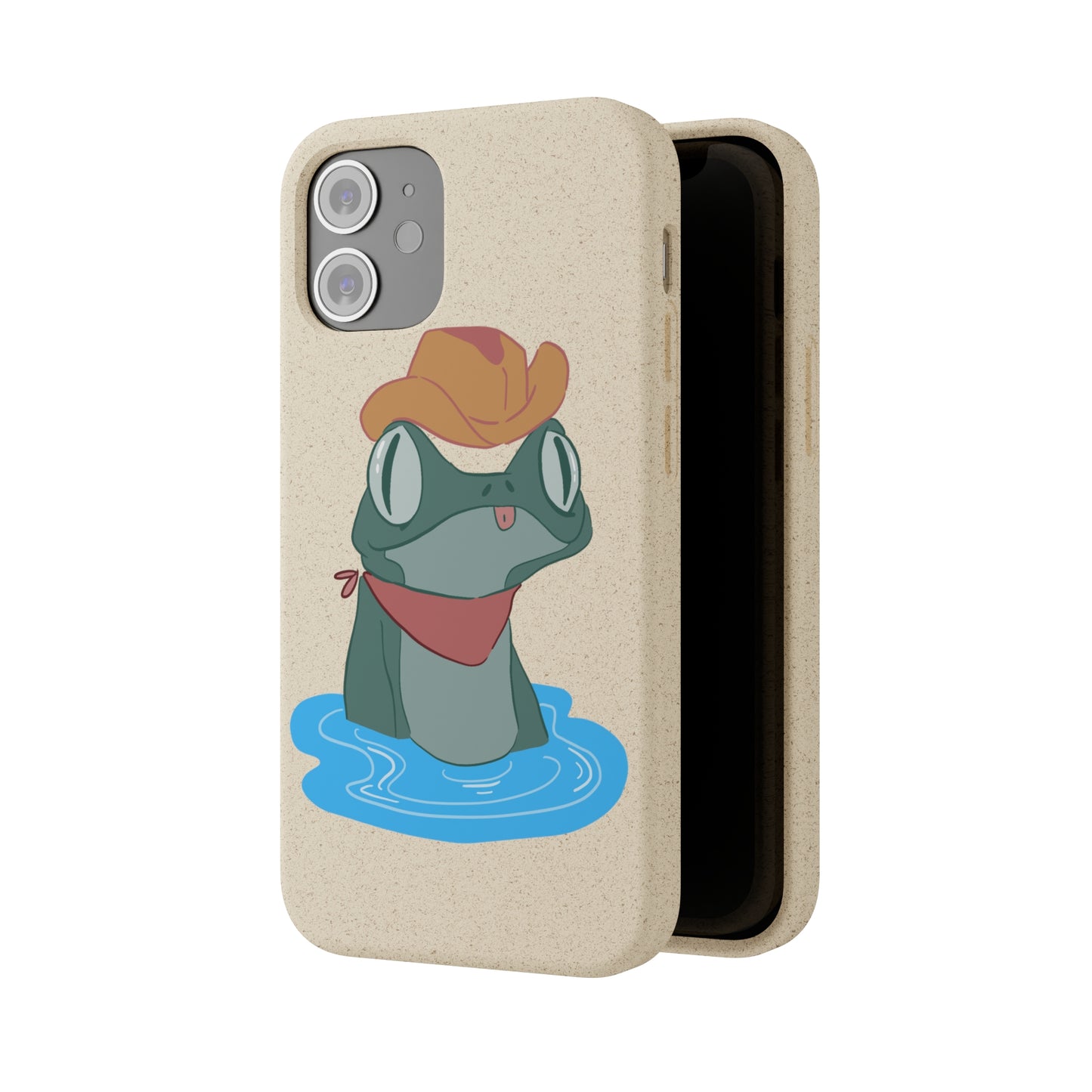 Cowboy Frog Biodegradable Phone Case