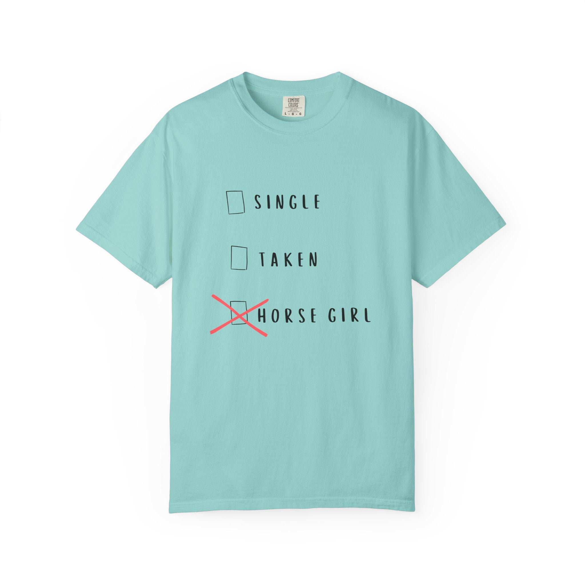 Single Taken Horse Girl Tee (Adult)