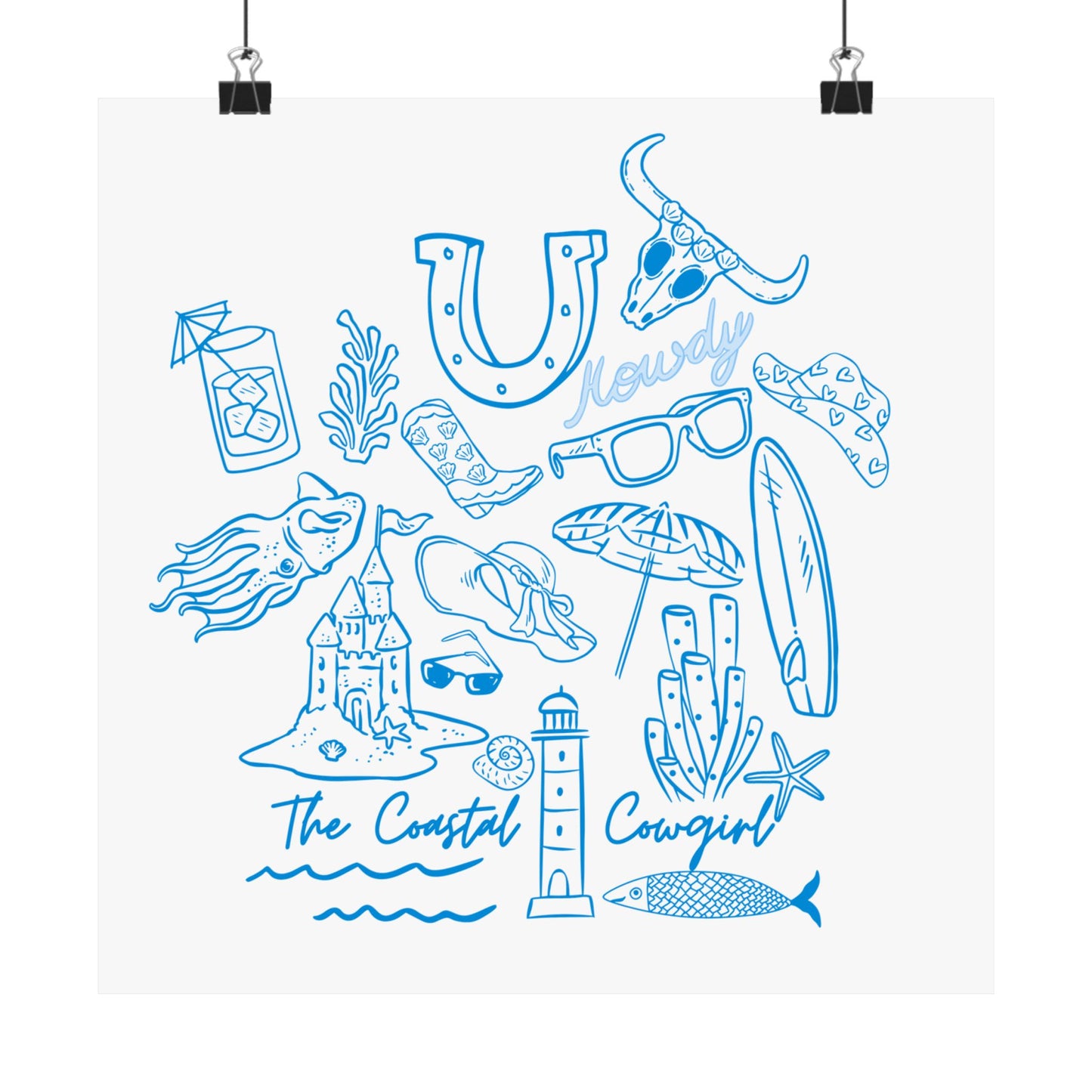 Coastal Cowgirl Poster II