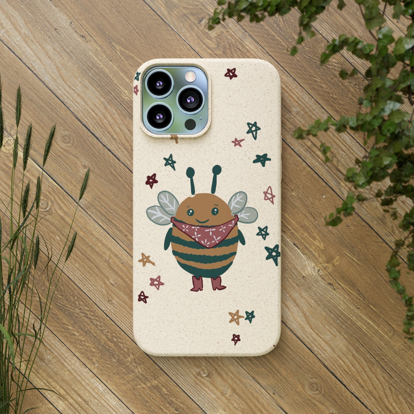 Cowboy Bee Biodegradable Phone Case