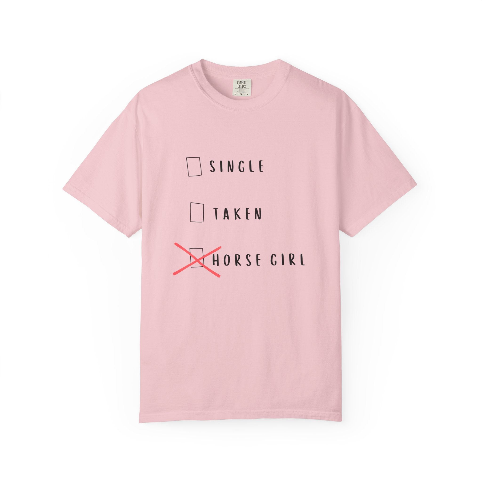 Single Taken Horse Girl Tee (Adult)