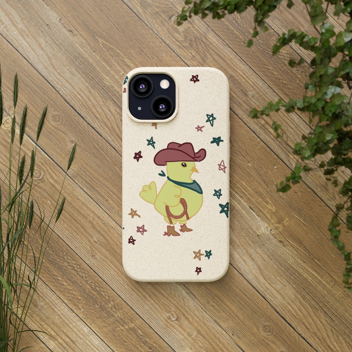 Cowboy Chick Biodegradable Phone Case