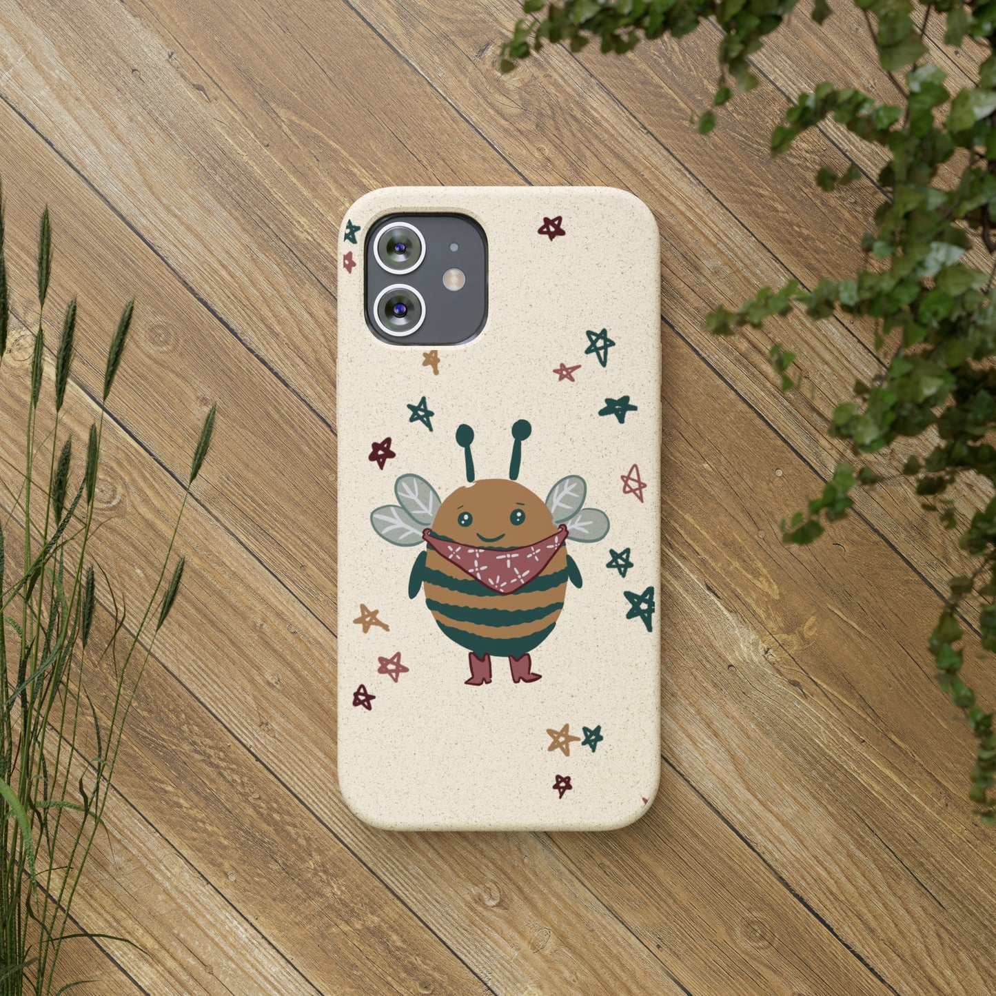 Cowboy Bee Biodegradable Phone Case