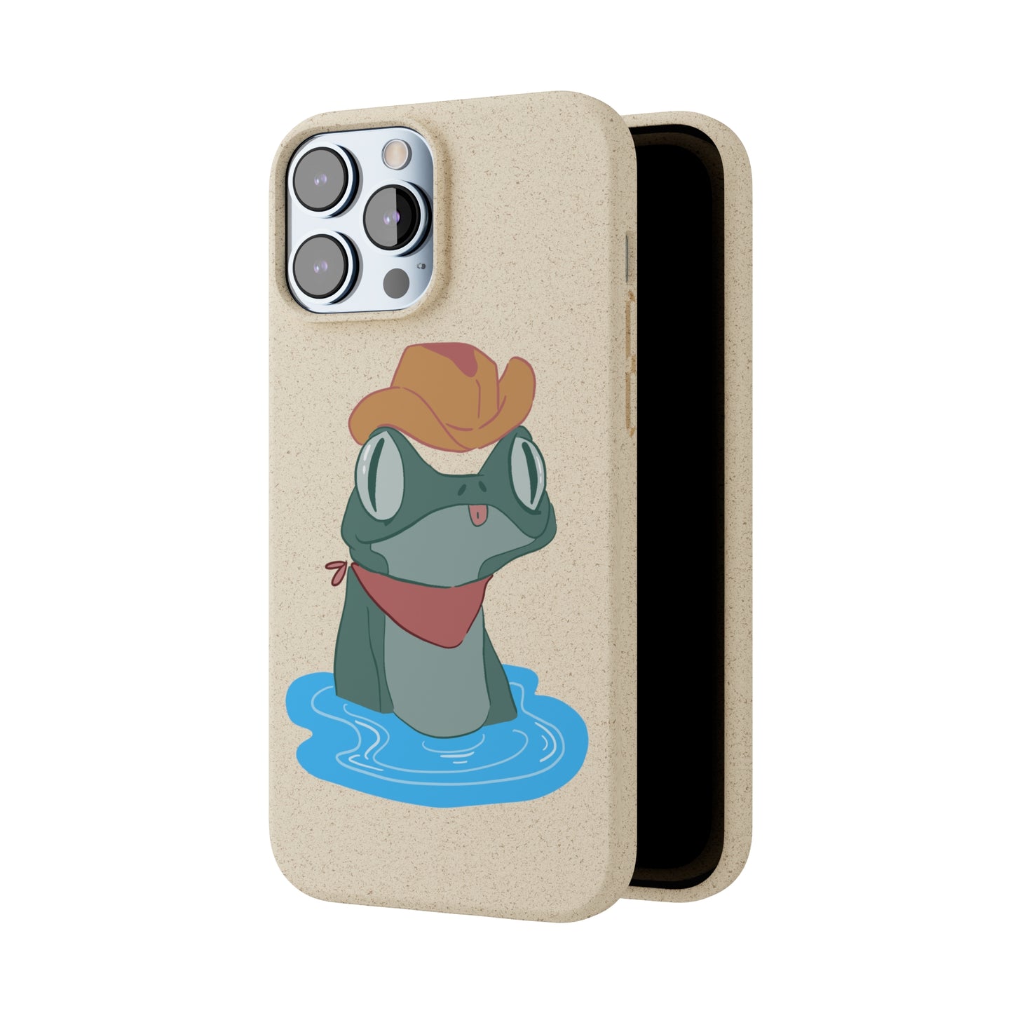 Cowboy Frog Biodegradable Phone Case