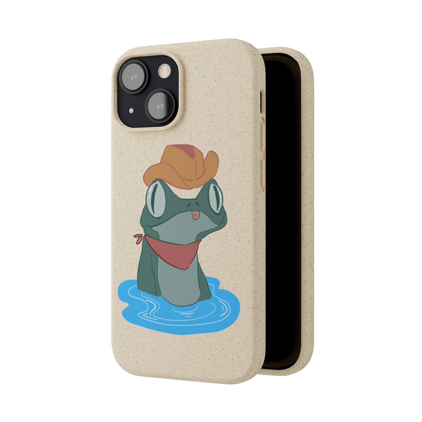 Cowboy Frog Biodegradable Phone Case