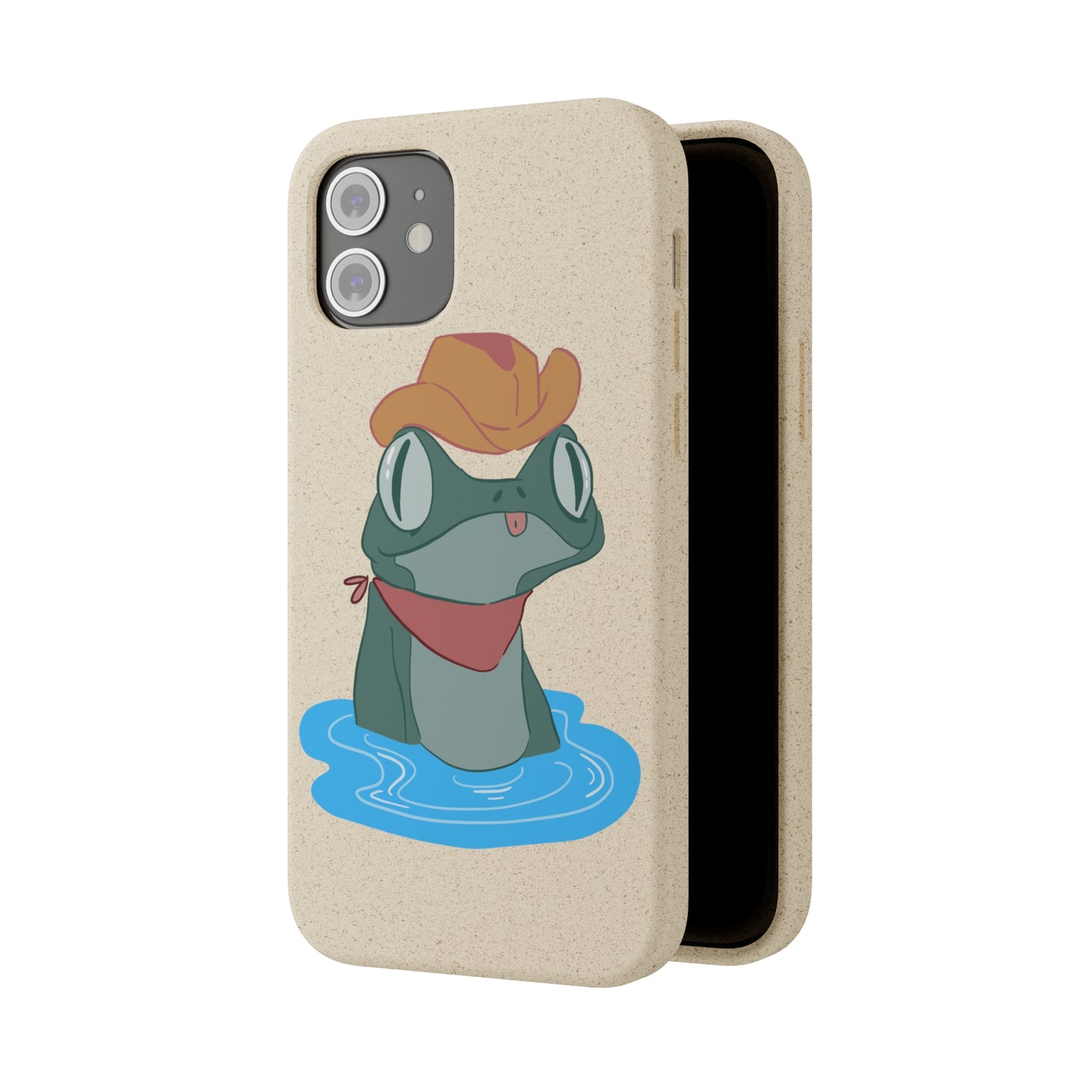 Cowboy Frog Biodegradable Phone Case