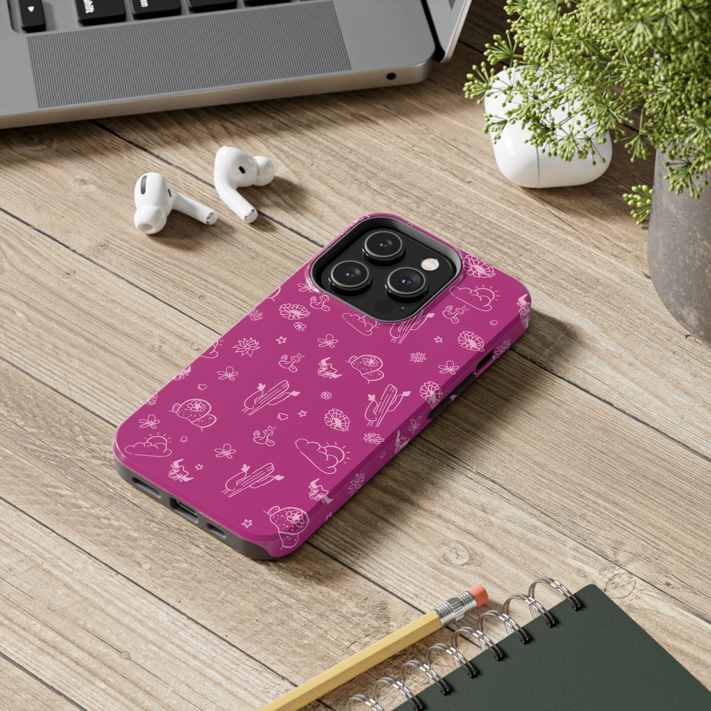 Desert Pink Protective Phone Case