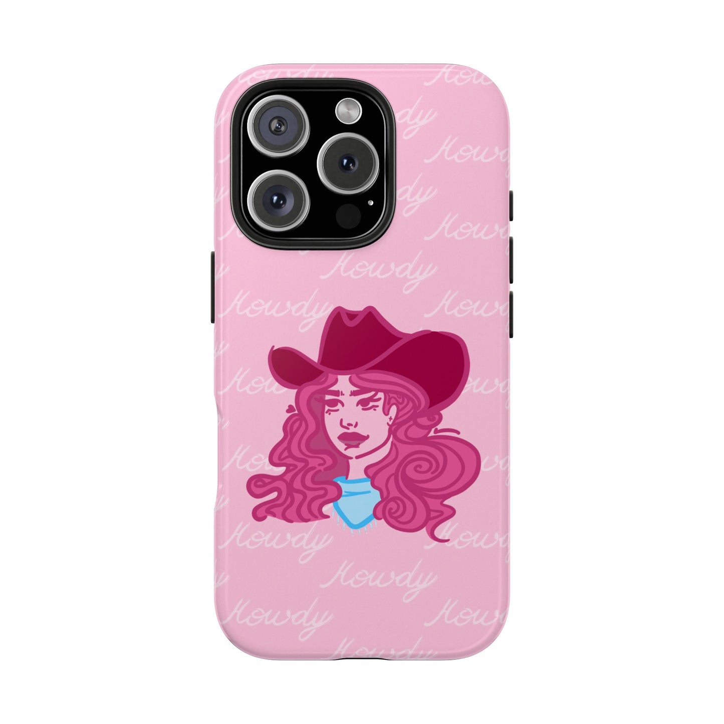 Howdy Cowgirl Protective Phone Case