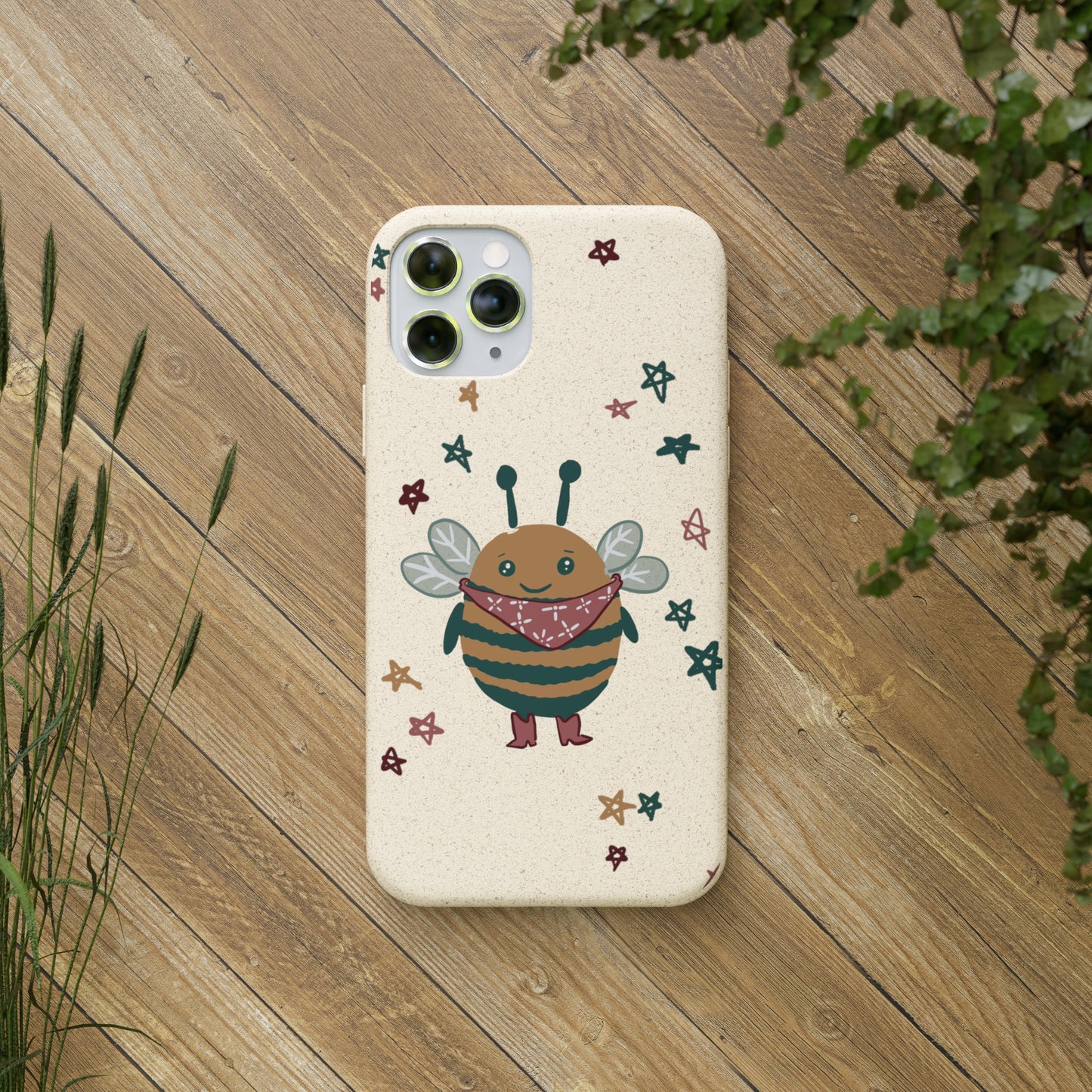 Cowboy Bee Biodegradable Phone Case