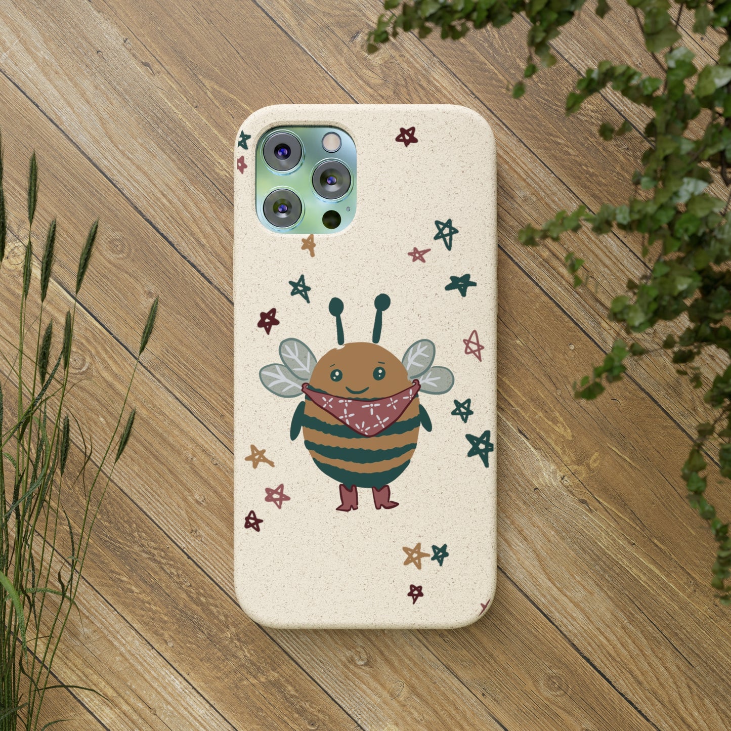 Cowboy Bee Biodegradable Phone Case